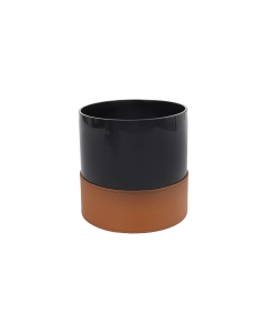 Bakaji Glass Vase - Black