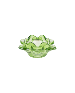 Bakaji Glass Candle Holder - Green