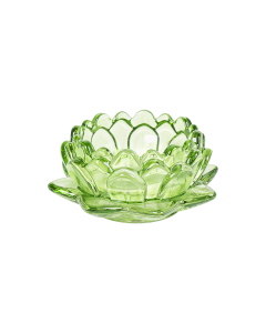 Bakaji Glass Candle Holder - Green