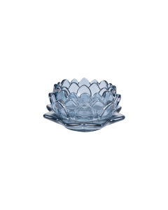 Bakaji Glass Candle Holder - Dark Green