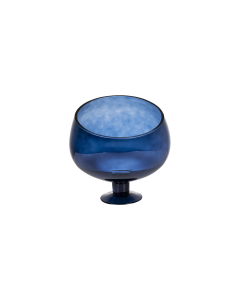 Bakaji Glass Vase - Blue