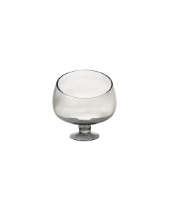 Bakaji Glass Vase - Gray