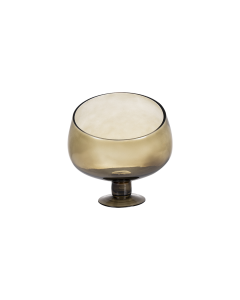 Bakaji Glass Vase - Coffee