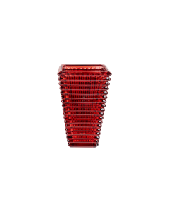 Bakaji Glass Vase - Red