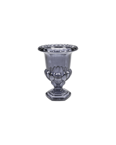 Bakaji Glass Vase - Gray