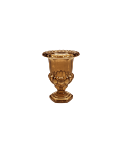 Bakaji Glass Vase - Coffee