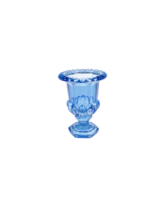 Bakaji Glass Vase - Blue