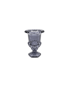 Bakaji Glass Vase - Gray