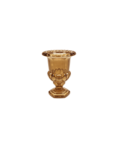 Bakaji Glass Vase - Coffee