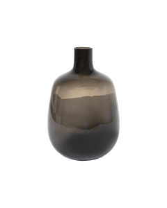 Bakaji Glass Vase - Gray