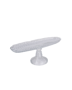 Burton Glass Fruit Plate - Clear