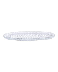 Burton Fruit Plate Clear Glass