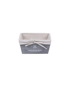 Kaye Storage Basket Gray Plywood