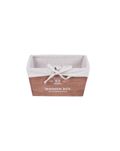 Aton Storage Basket Brown Plywood