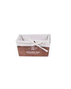 Aton Storage Basket Brown Plywood