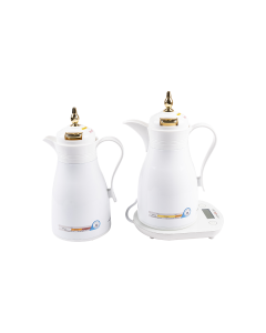 QA Electrical Tea & Coffee Flask set White 1350W