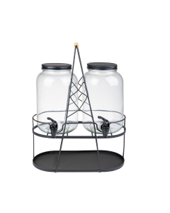 QA Juice dispenser with 2-piece holder