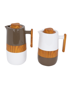 QA Flask Set Black Wooden
