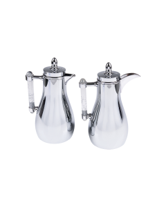 QA Flask Set Silver