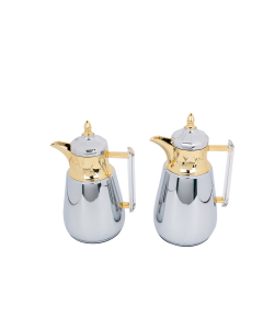 QA Flask Set Silver