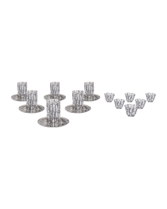 Waba TS4 Tea & Coffee DB Wall Set 18 Pcs Black