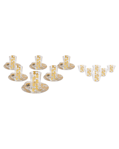 Waba TS5 Tea & Coffee Set 18 Pcs Gold