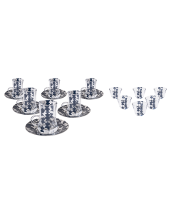 Waba TS5 Tea & Coffee Set 18 Pcs Blue