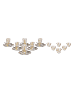 Waba TS6 Tea & Coffee Set 18 Pcs Gold
