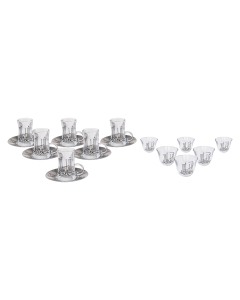 Waba TS7 Tea & Coffee Set 18 Pcs Black