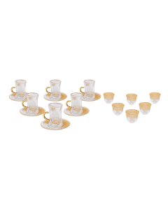 Waba KL67 Tea & Coffee Set 18 Pcs Gold
