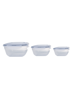 Plast Square Fresh Box Set of 3