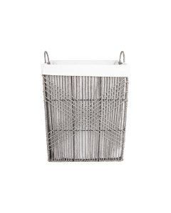 Jieshi Storage Basket Metal Wood -Medium