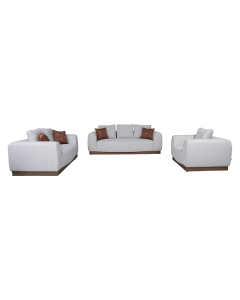 Baylor 6 Seater Sofa - Light Gray