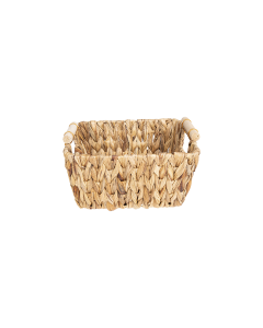 Jieshi Storage Basket Metal Wood Small