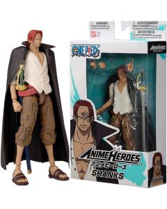 Bandai One Piece Anime Heroes Shanks Action Figure - 6.5-inches