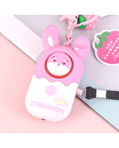 Honey Strawberry Rabbit Alarm Key Chain