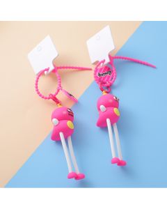 Barbara Dinosaur Silicone Cord Key Chain