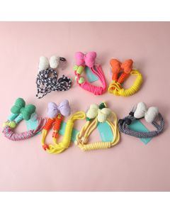 Solid Color Bowknot Crossbody Phone Lanyard Pendant
