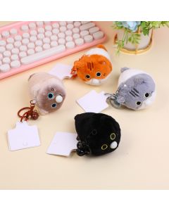 Spit Bubbles Cat Plush Key Chain