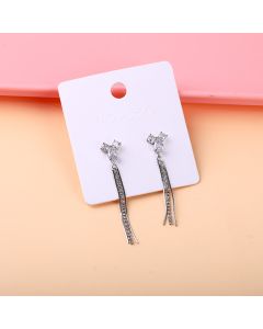 Fashion Rhinestone One Pair Of Earrings