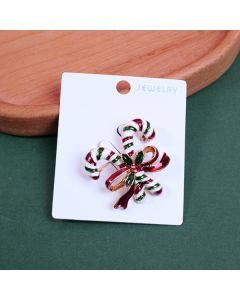 Christmas Series Double Cane Brooch