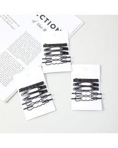 Black Umbrella Shaped Hairpin 5pcs