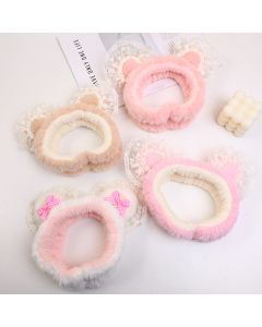 Lace Bear Ears Hair Band