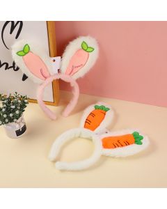 Rabbit Ears With Carrots Stereoscopic Hair Band