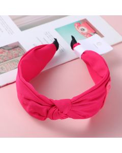 Rose Red Series-Simple Knotted Hair Band