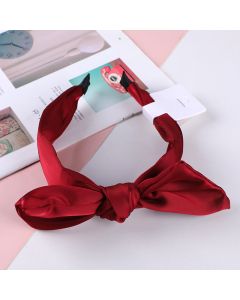 Red Series-Simple Bowknot Hair Band