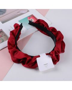 Red Series-Simple Wrinkled Hair Band