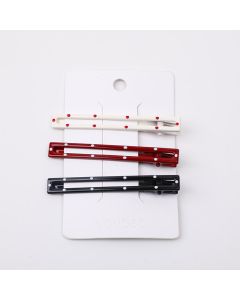Polka Dot Series Square Alloy Hair Clips