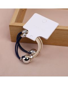 Blue Round Ball Fashion Rubber Band