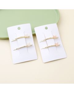 Butterfly Alloy Clip -2pcs